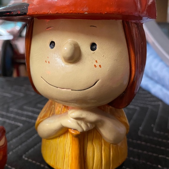 Peppermint Patty Ceramic & Peanuts Schroeder Piggy Bank Handmade - Picture 4 of 10